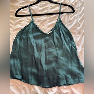 Wilfred Green Sleeveless Crop Camisole